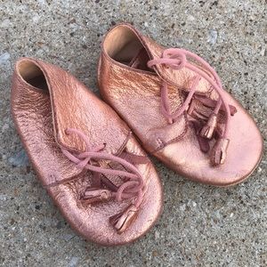 EZPZ easy peasy leather baby moccasins